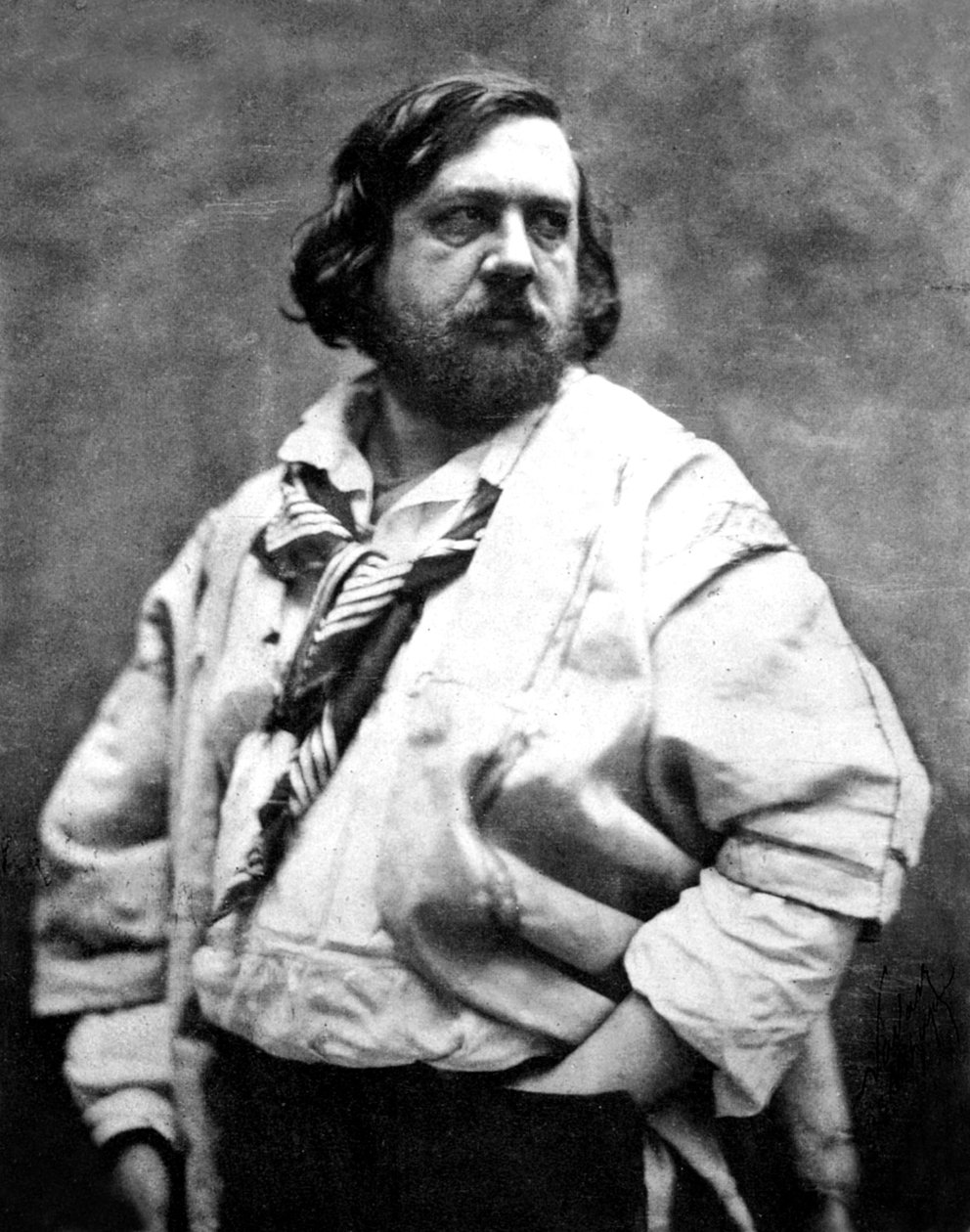 Französischer Dichter Theophile Gautier, fotografiert von Nadar, ca. 1854-1855 von Nadar