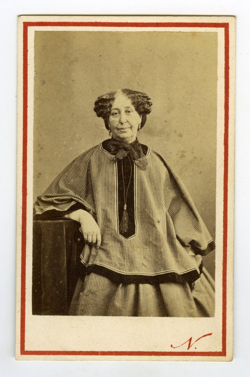 Porträt der Schriftstellerin George Sand (1804-1876) von Nadar