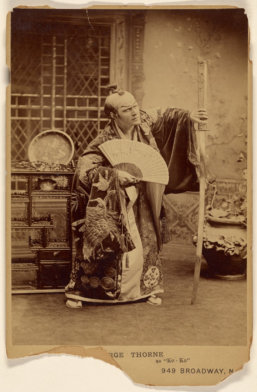 George (?) Thorne als „Ko-Ko“ von Napoleon Sarony