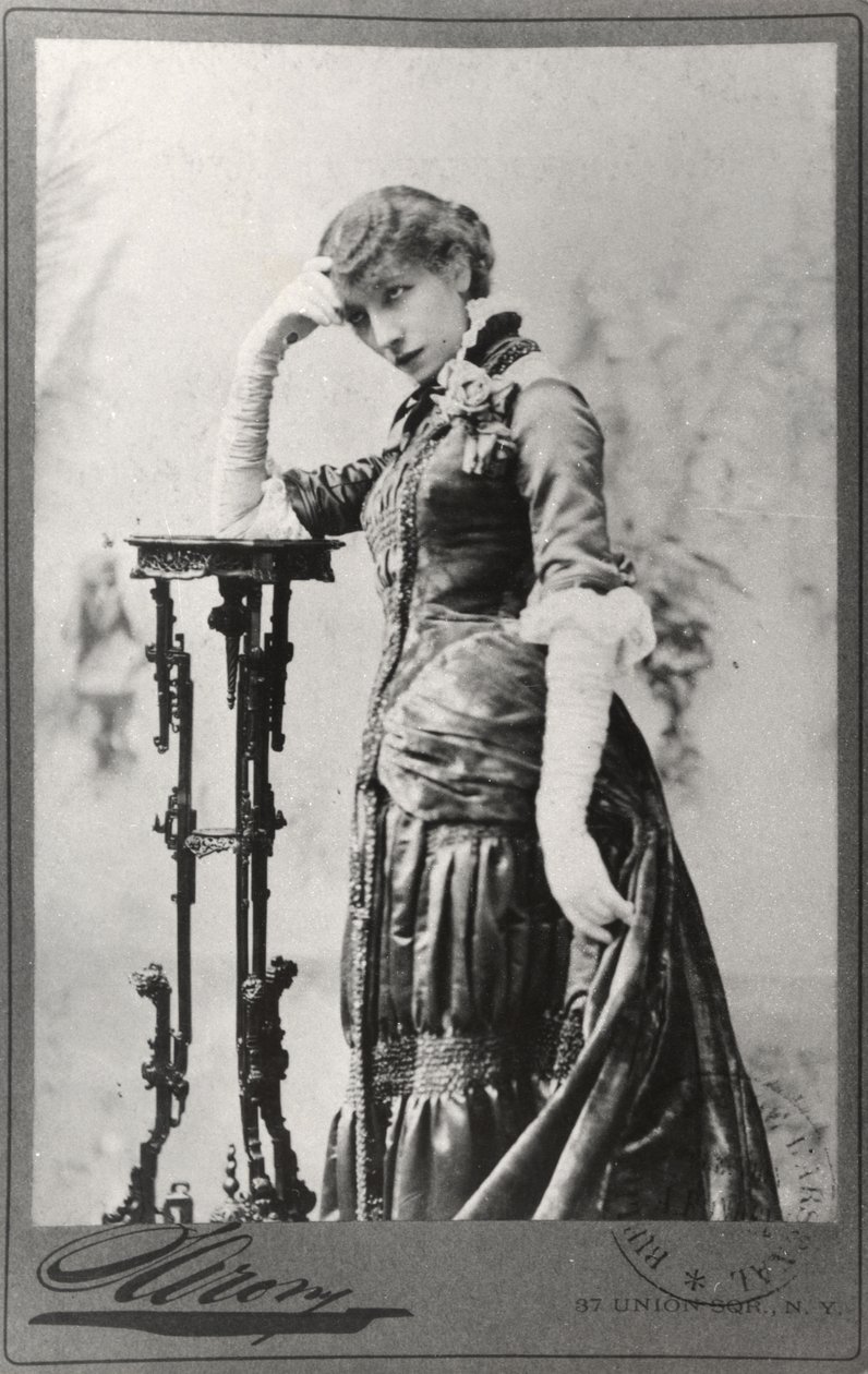 Porträt von Sarah Bernhardt (1844-1923) in den Vereinigten Staaten aufgenommen von Napoleon Sarony