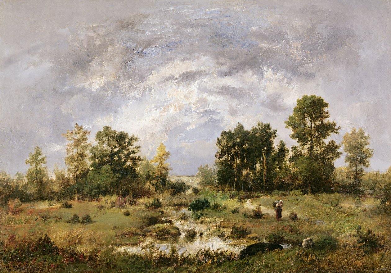 Waldlandschaft, 1870 von Narcisse Virgile Diaz de la Peña