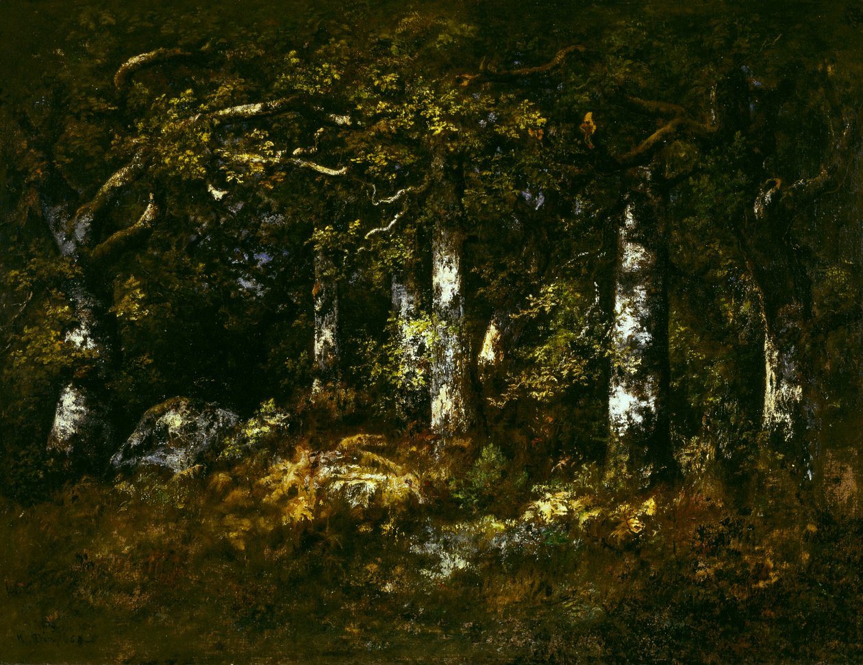 Wald von Fontainebleau von Narcisse Virgile Diaz de la Peña