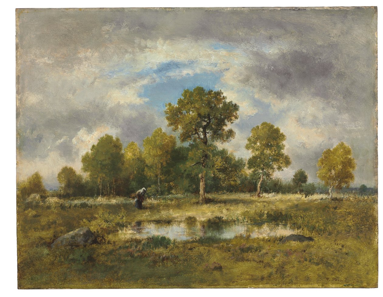 Der Vipern-Teich, 1873 von Narcisse Virgile Diaz de la Peña