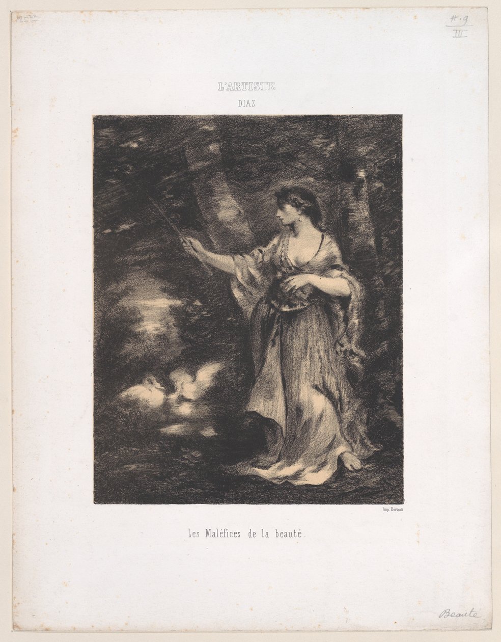 Les Maléfices de la Beauté von Narcisse Virgile Diaz de la Peña