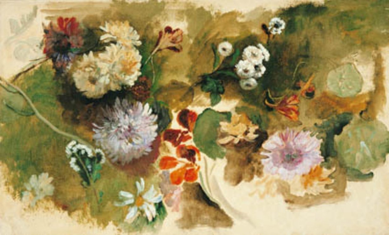 Studien verschiedener Blumen von Narcisse Virgile Diaz de la Peña