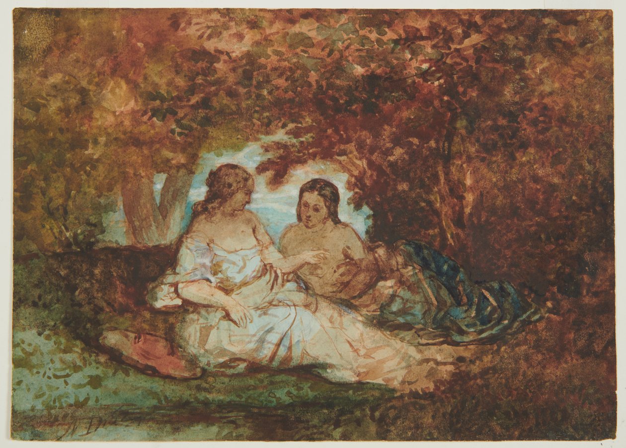 Waldszene von Narcisse Virgile Diaz de la Peña