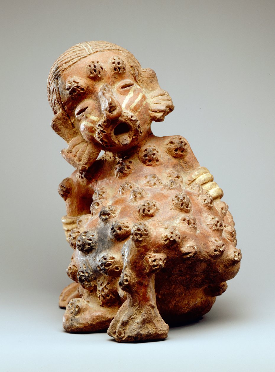 Männliche Figur mit Wunden von Nayarit