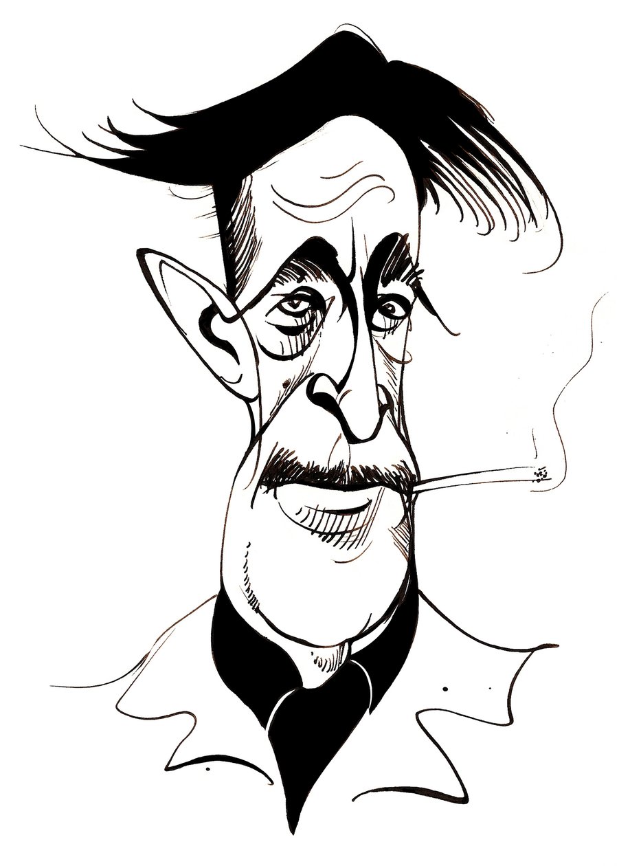 George Orwell - Karikatur von Neale Osborne