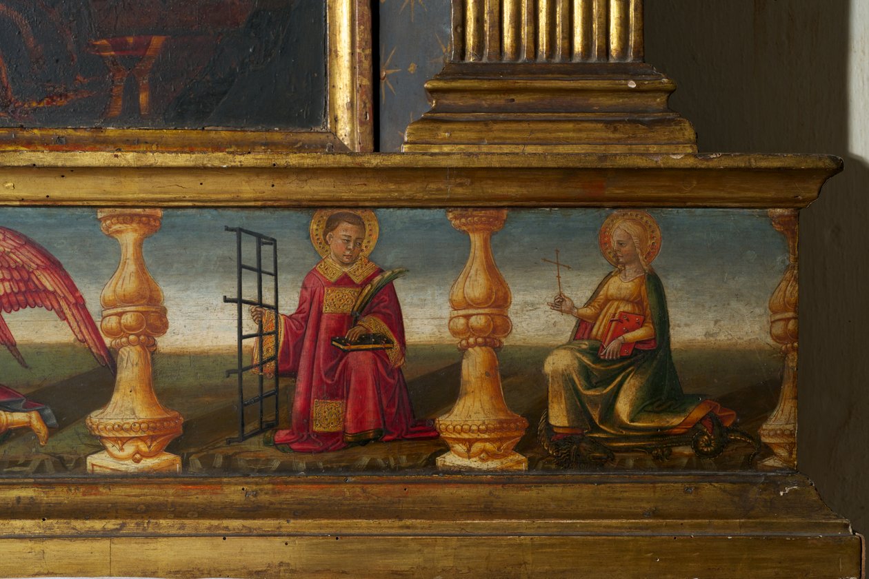 Detail (Krönung der Jungfrau) von Neri di Bicci