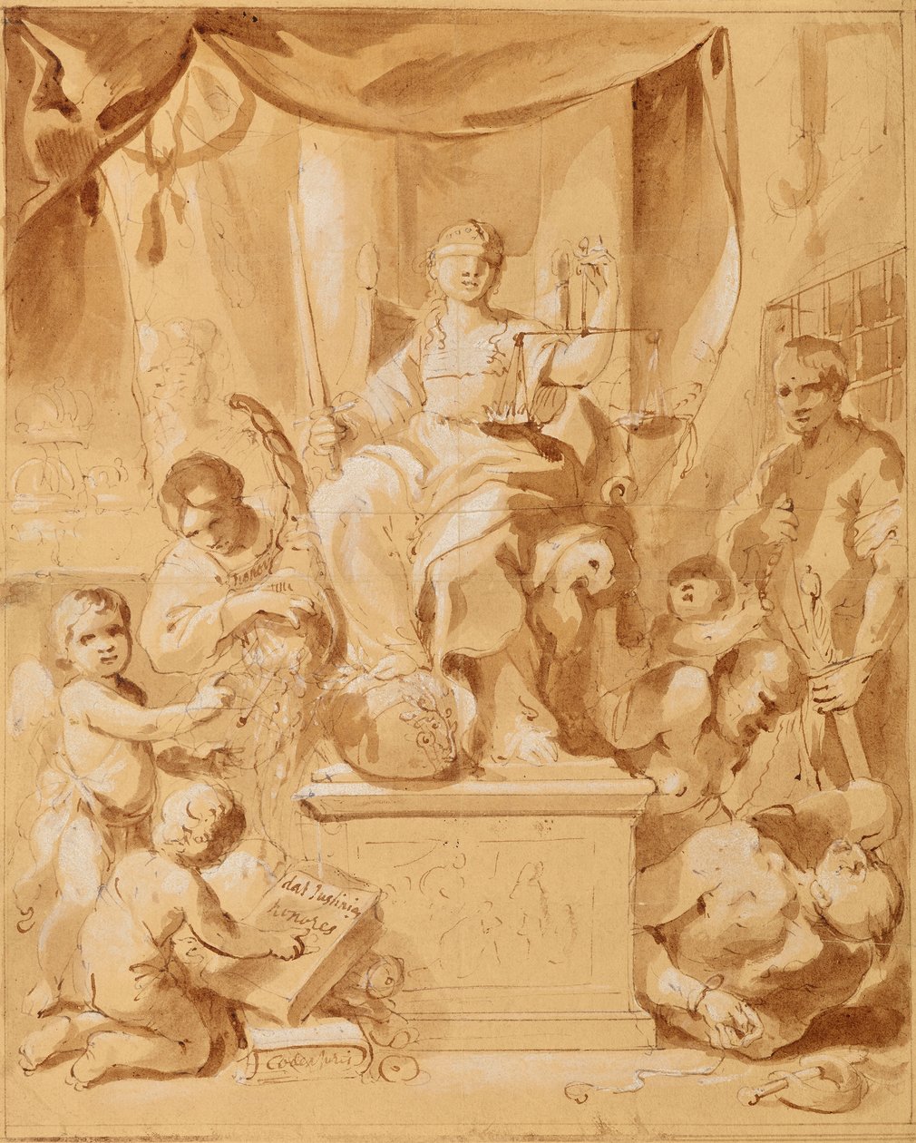 Allegorie der Gerechtigkeit von Leopold Blonder