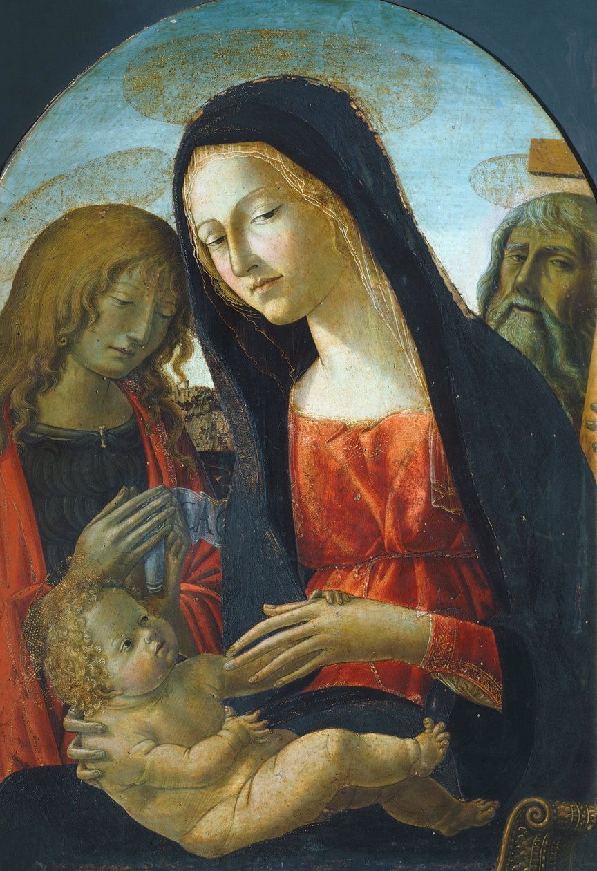 Madonna mit Kind von Neroccio di (1447 1500) Landi