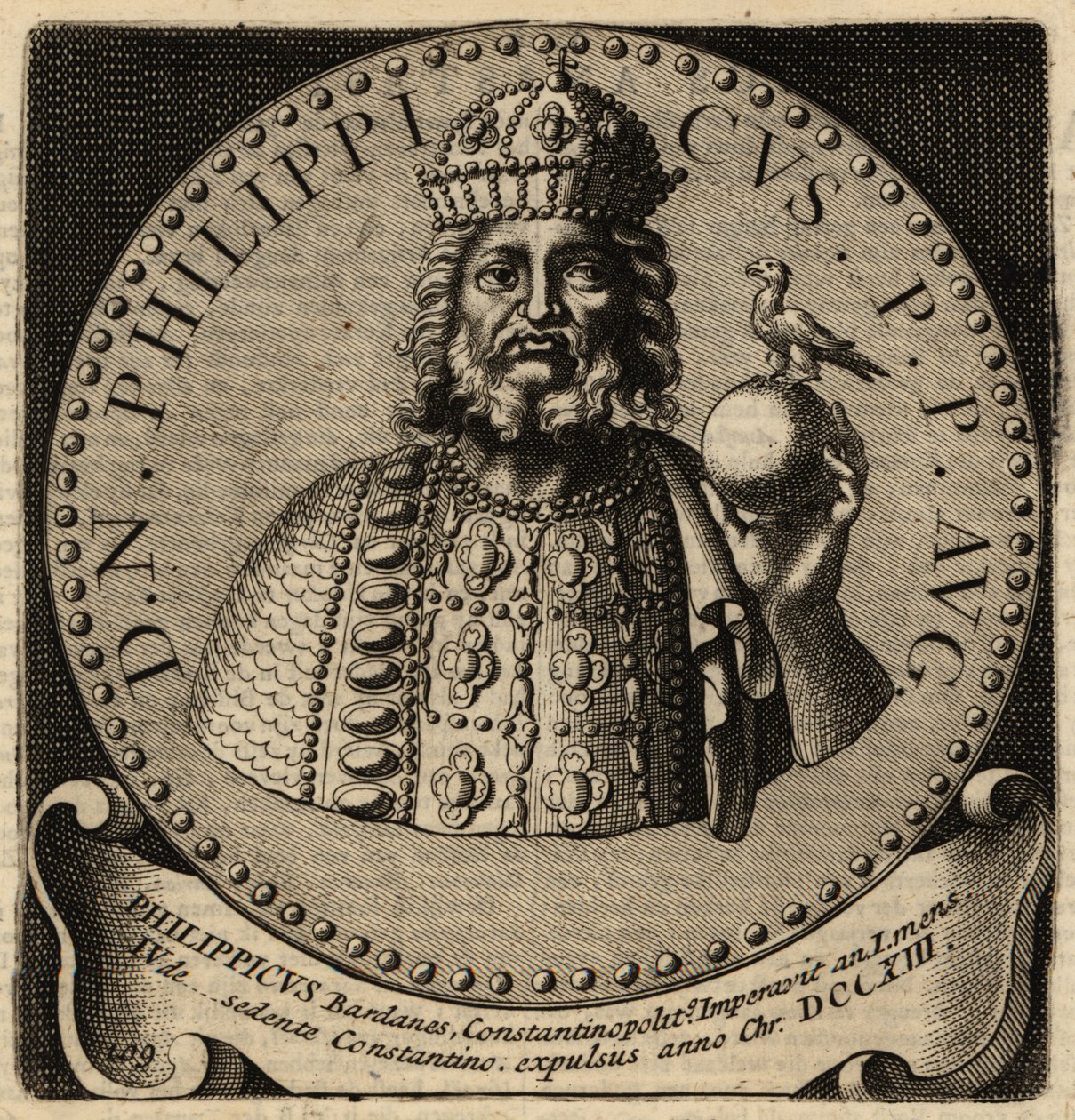 Byzantinischer Kaiser Philippikos von Netherlandish School