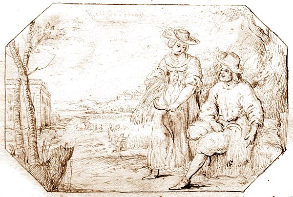 Die vier Jahreszeiten: Sommer - Ernte, ca. 1675 von Netherlandish School
