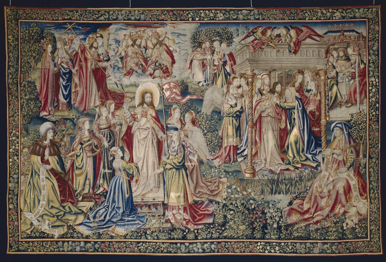 Die Auferstehung aus Die Allegorie der Erlösung des Menschen von Netherlandish School