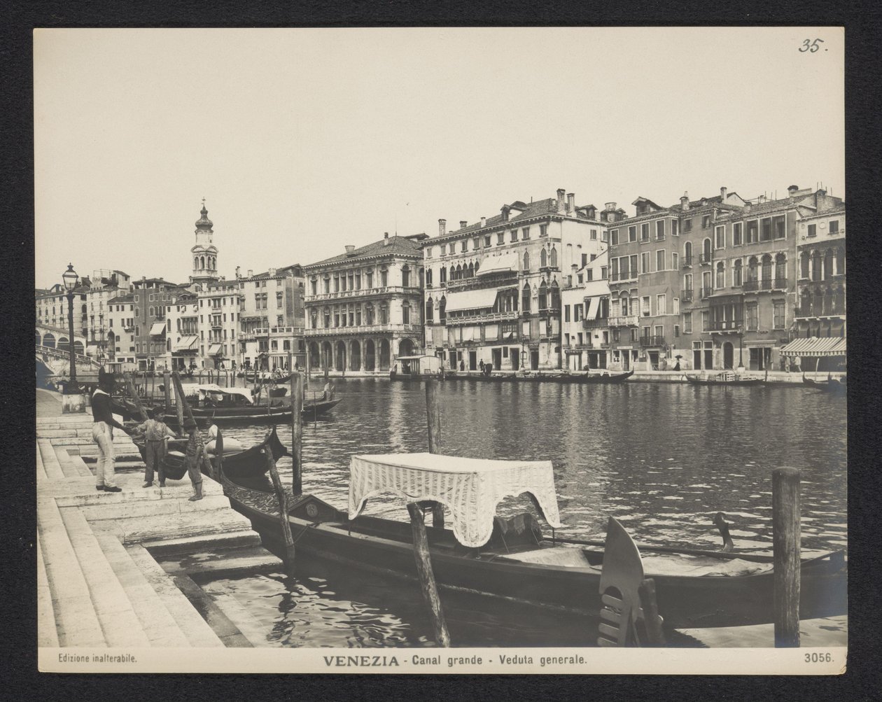 Ansicht des Canal Grande in Venedig von Neue Photographische Gesellschaft