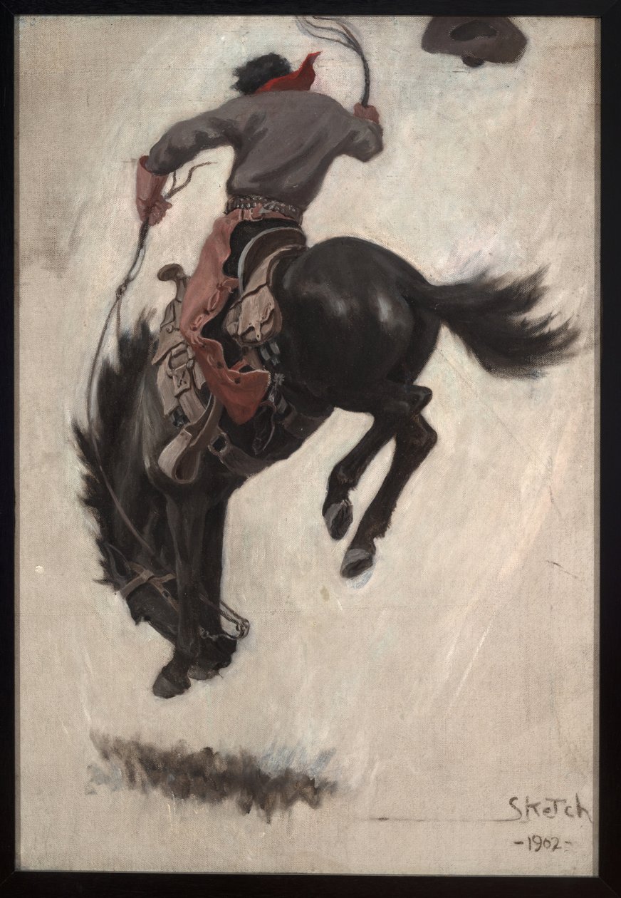 Studie für Cover von Newell Convers Wyeth