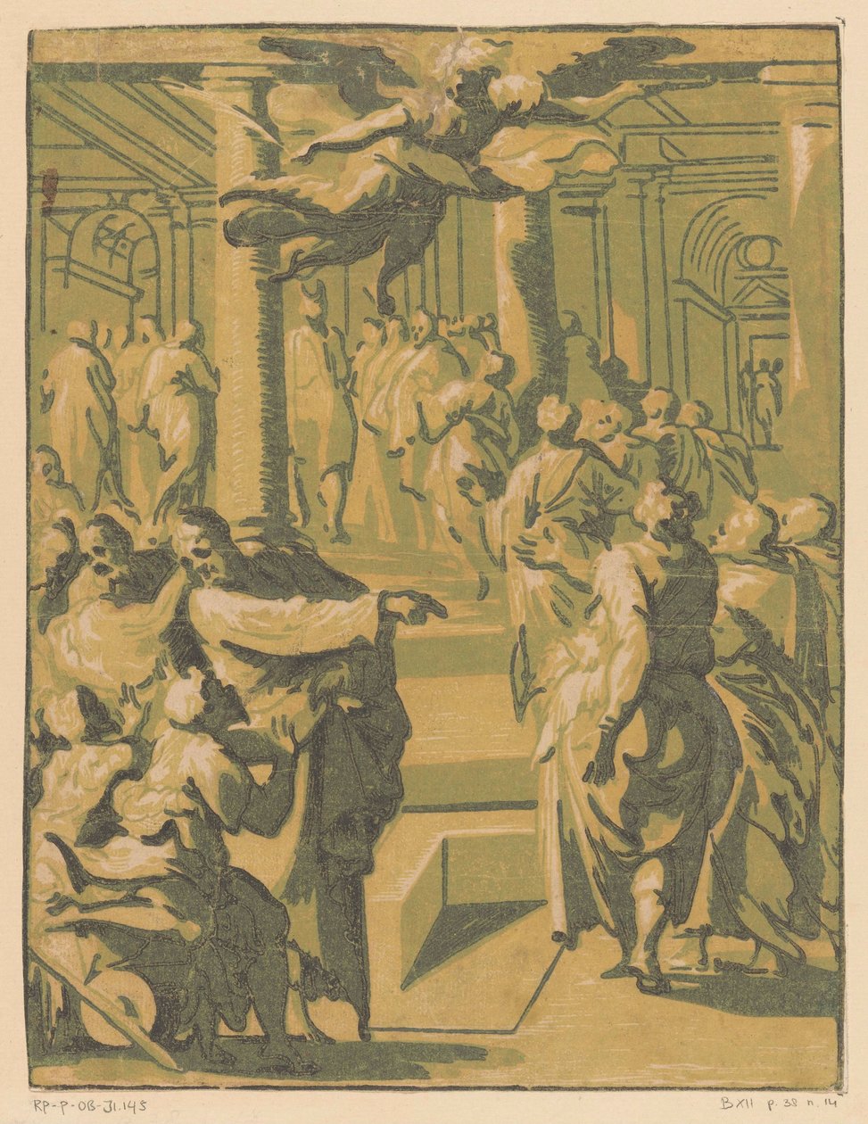 Christus heilt den Kranken von Bethesda von Niccolo Vicentino