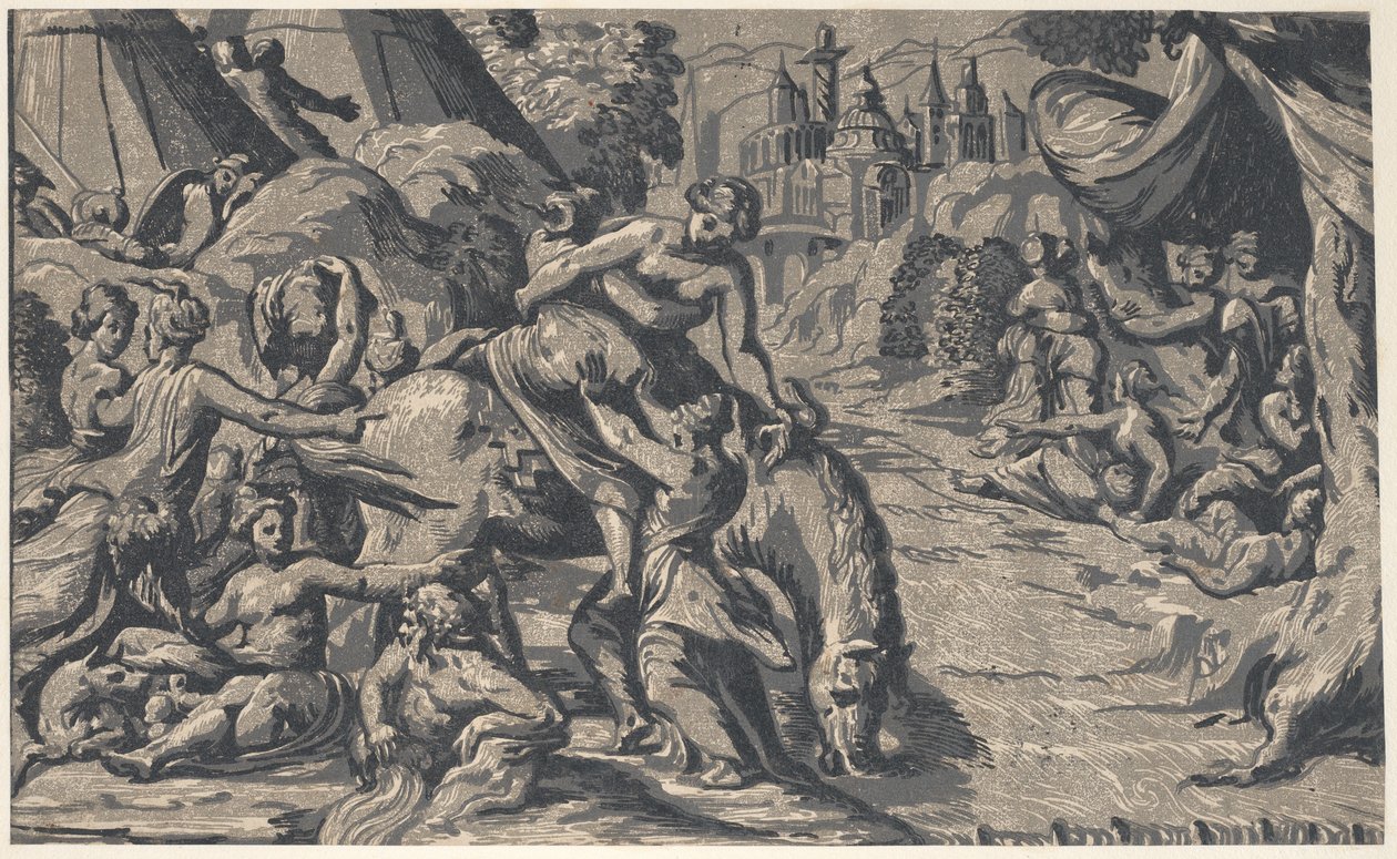 Die Flucht der Cloelia, 1540-50 von Niccolo Vicentino