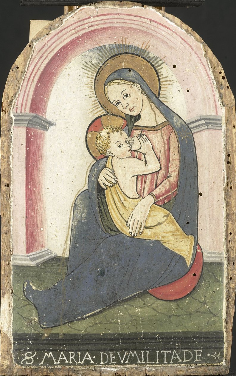 Madonna der Demut, um 1490-1500 von Niccolo di Mariano