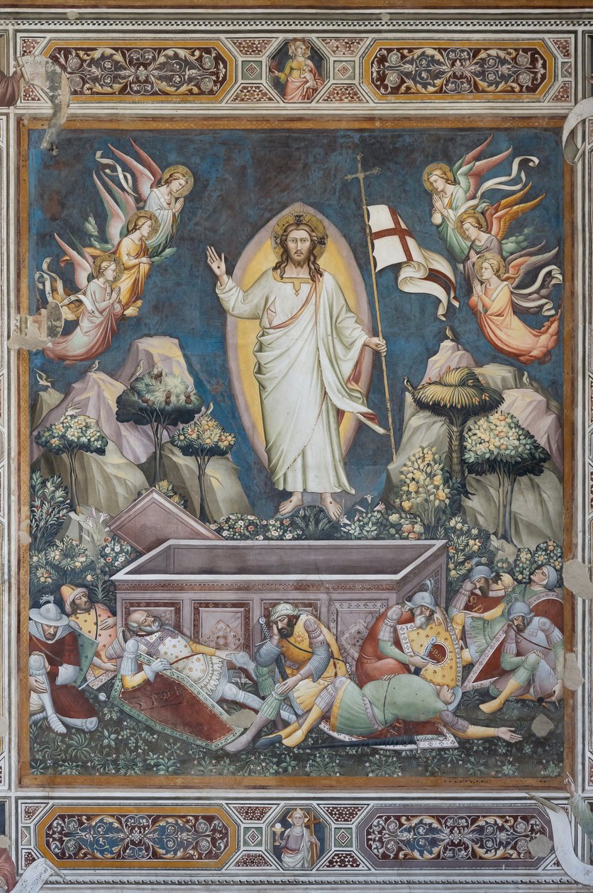 Szenen aus dem Leben Christi: Auferstehung von Niccolo di Pietro Gerini
