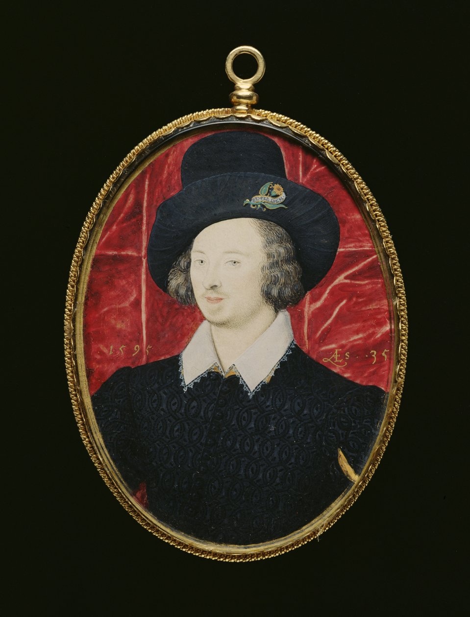 Nr. 3850 Porträt von Sir Henry Slingsby (ca. 1560-1634) 1595 von Nicholas Hilliard