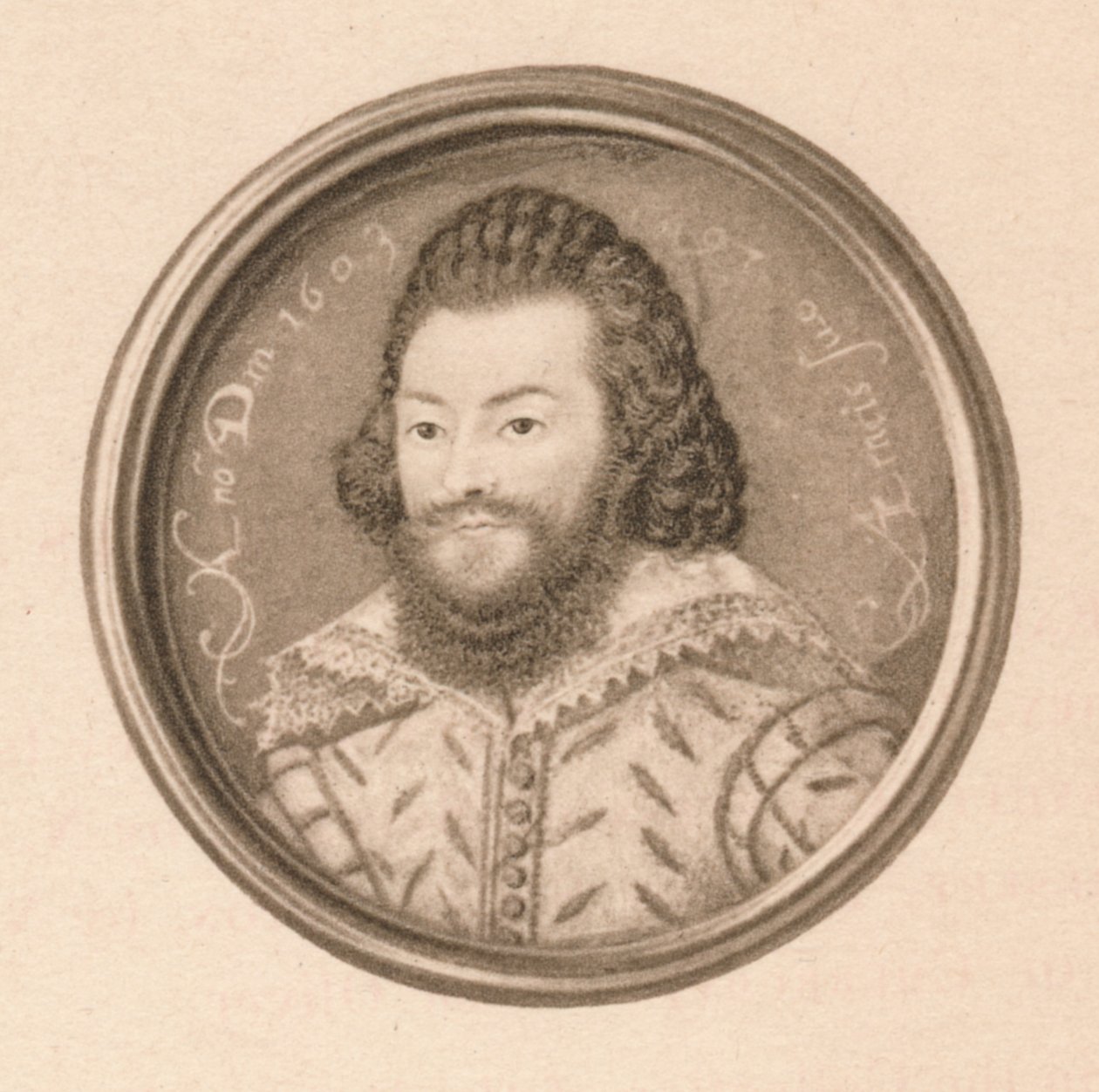 Henry Wriothesley, Earl of Southampton, 16. Jahrhundert, 1904 von Nicholas Hilliard