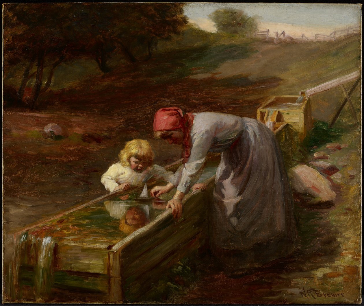 Am Frühling, ca. 1895 von Nicholas Richard Brewer