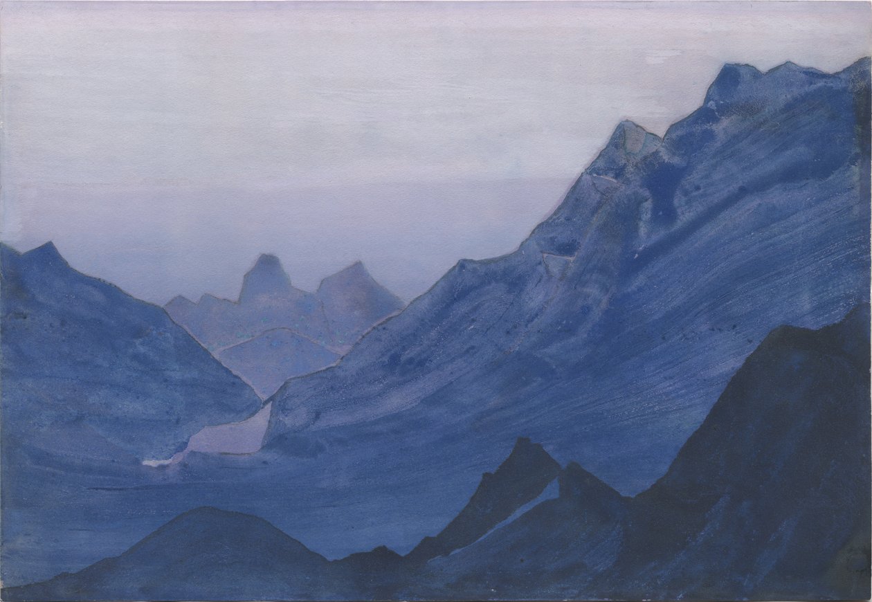 Himalayas, Albumblatt von Nicholas Roerich