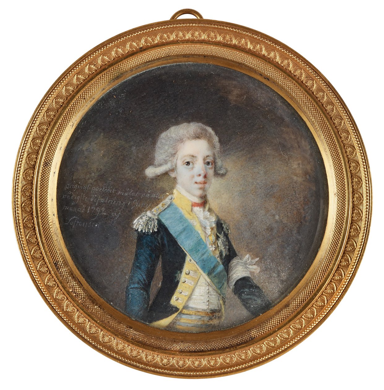 Porträt von Gustav IV. Adolf von Schweden, 1792 von Niclas Lafrensen