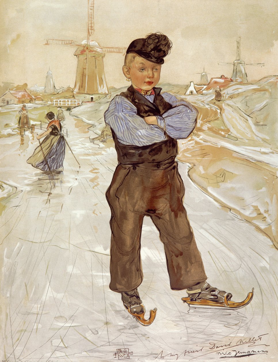 Schlittschuhläufer von Nico Jungmann