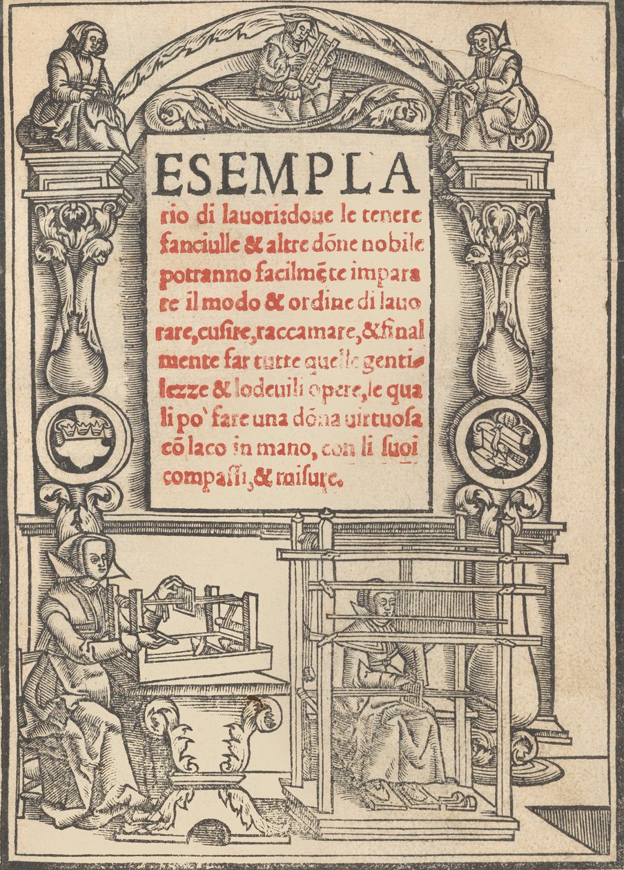 Esemplario di lavori, August 1529 von Nicolò Zoppino