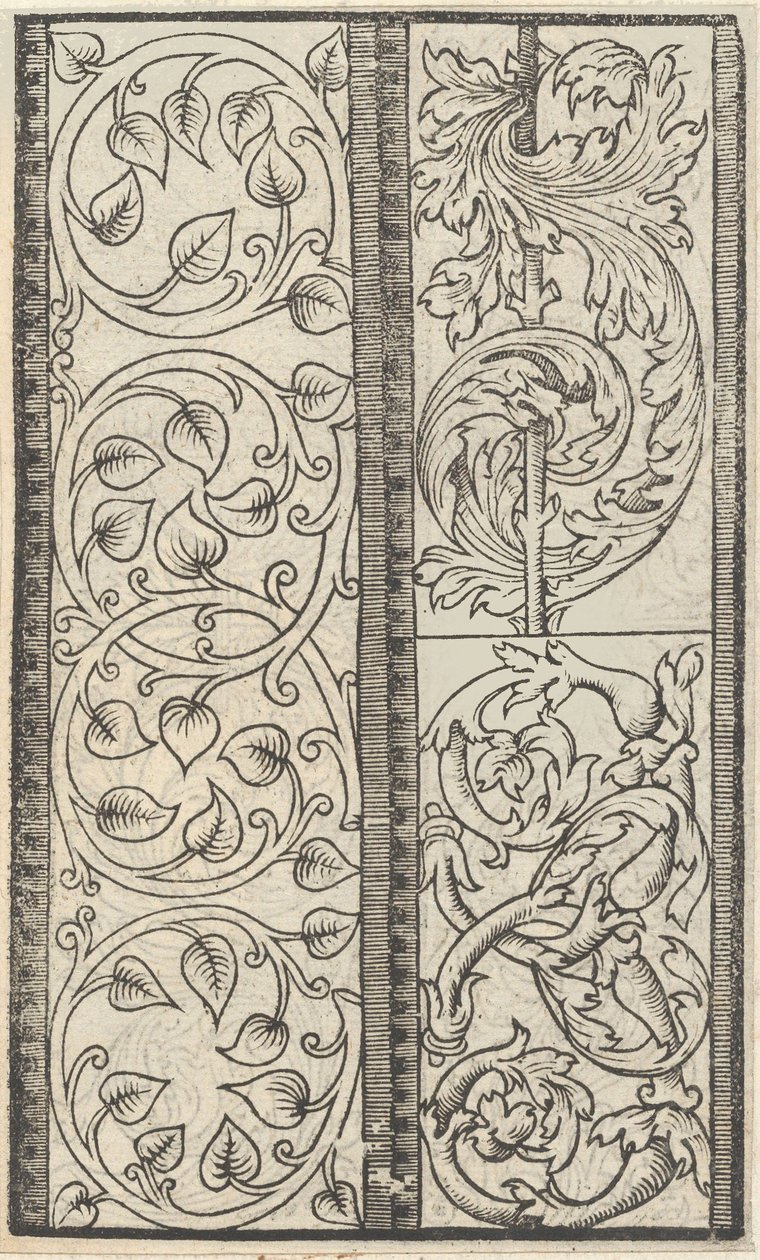Esemplario di lavori, Seite 6 recto, August 1529 von Nicolò Zoppino