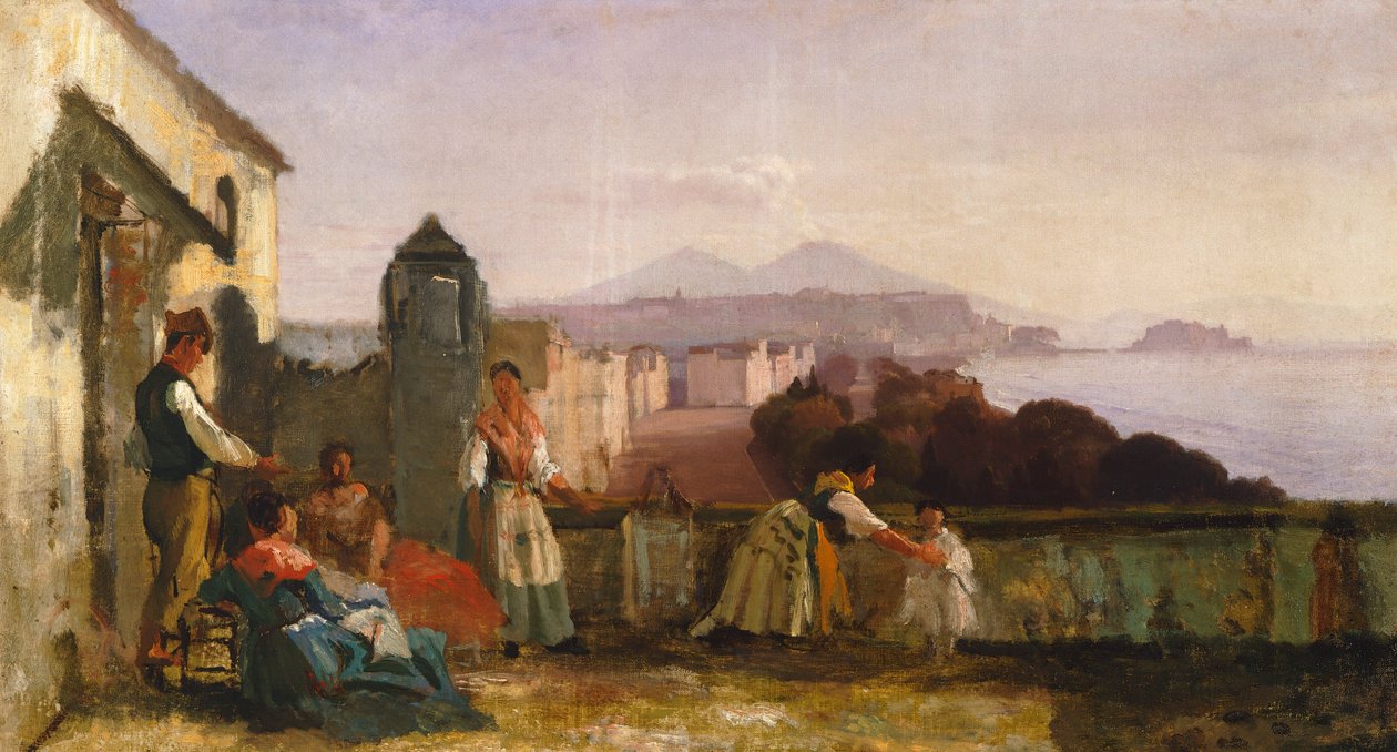 Neapel von Mergellina aus von Nicola Palizzi