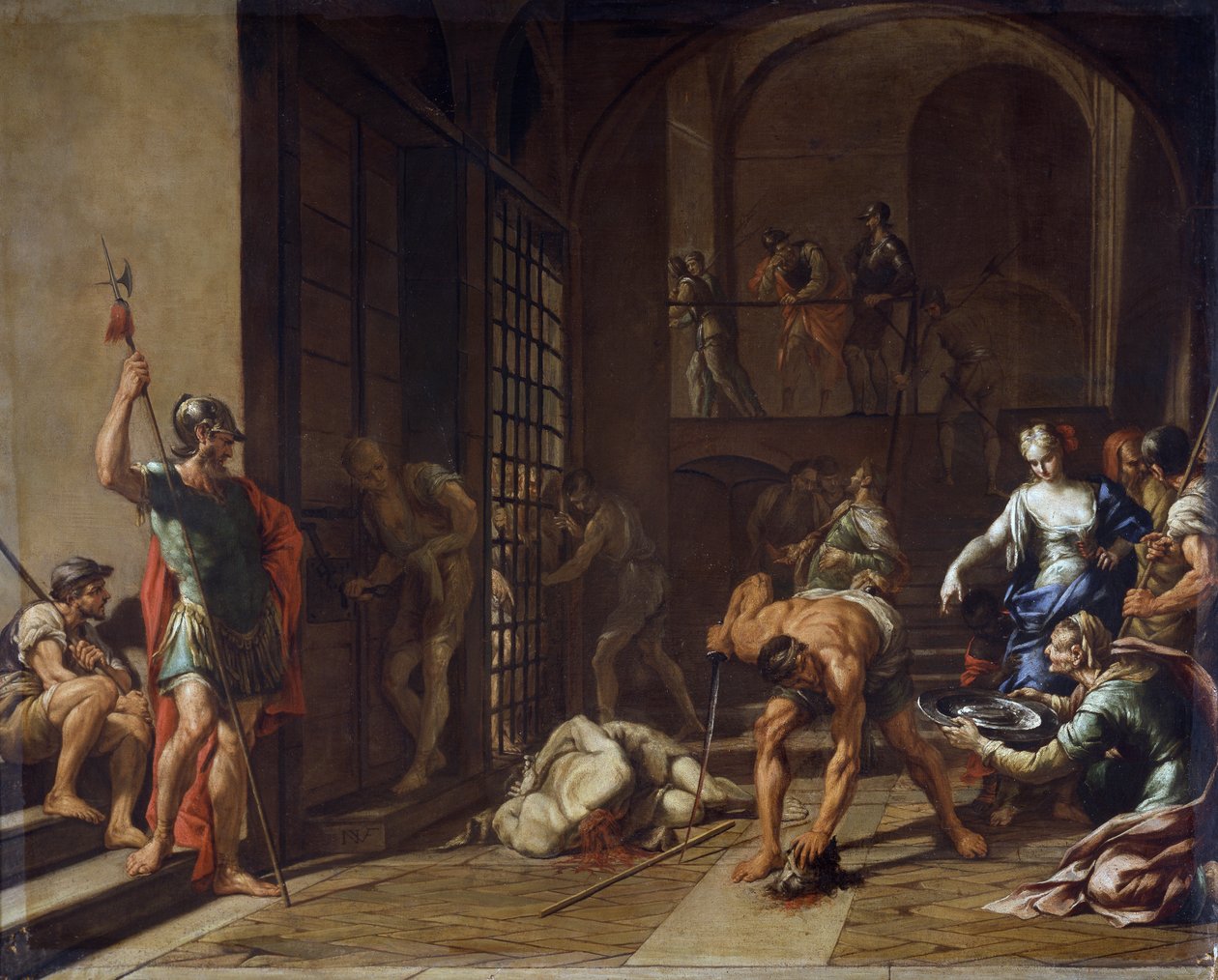 Die Enthauptung von Johannes dem Täufer von Nicola Vaccaro von Nicola Vaccaro
