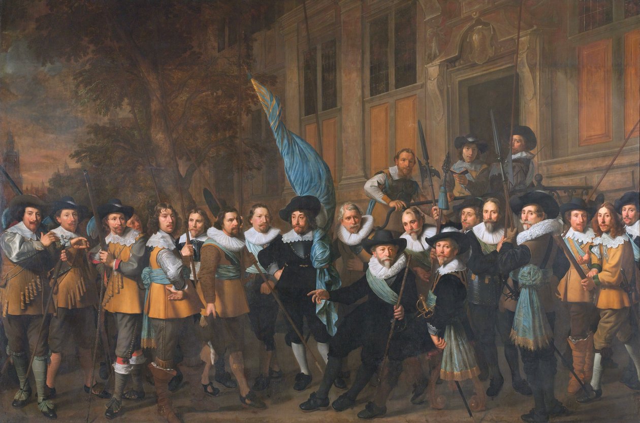 Bürgerwehr der Kompanie von Hauptmann Jan Claesz Vlooswijck von Nicolaes Eliaszoon Pickenoy