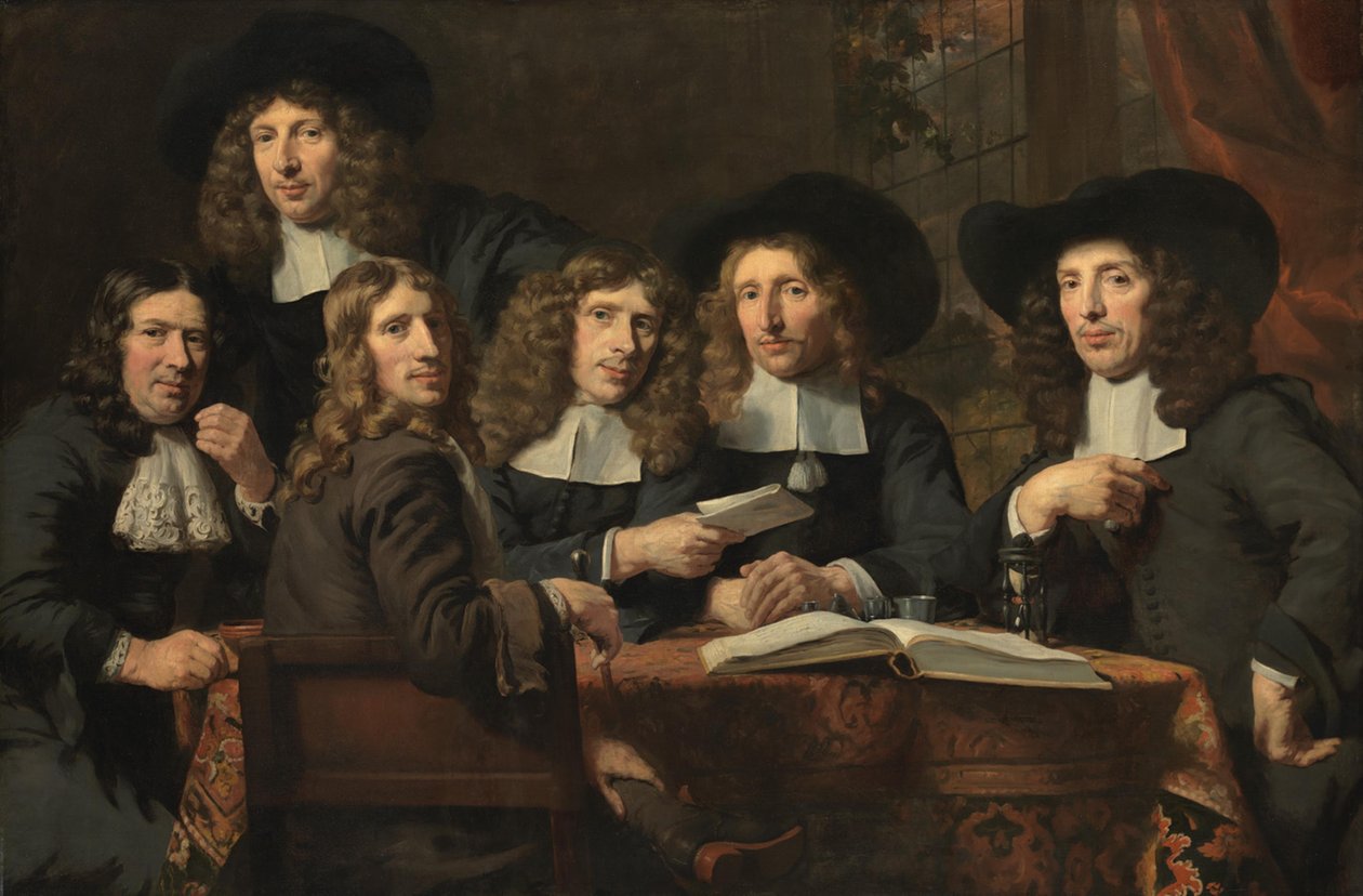 Die Vorsteher der Amsterdamer Chirurgengilde von Nicolaes Maes