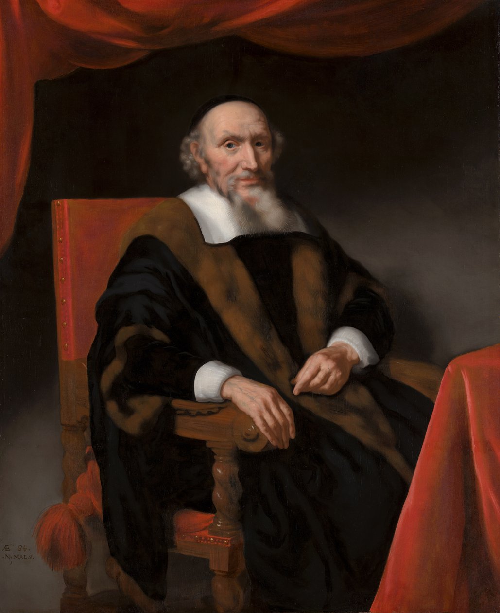 Porträt von Jacob Trip von Nicolaes Maes