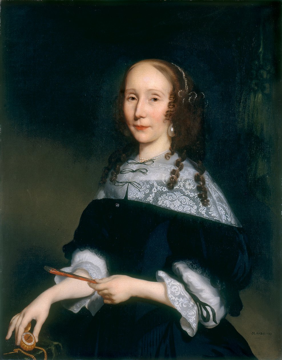 Porträt einer Dame von Nicolaes Maes