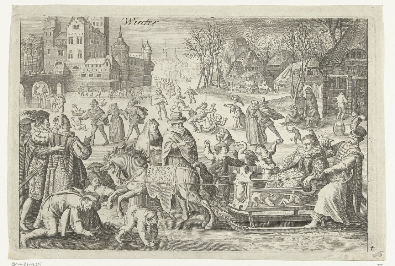 Winter von Nicolaes de Bruyn