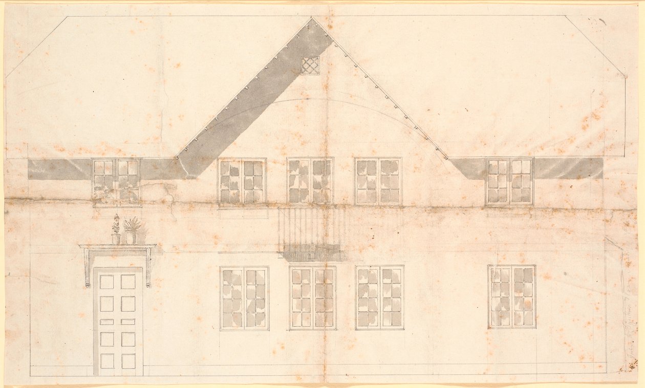 Fassade des Spatzenverstecks von Nicolai Abildgaard