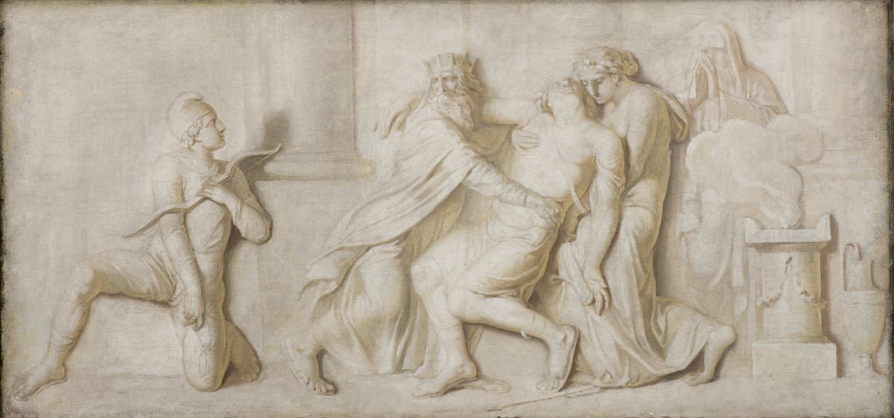 Der Tod des Achilles von Nicolai Abildgaard