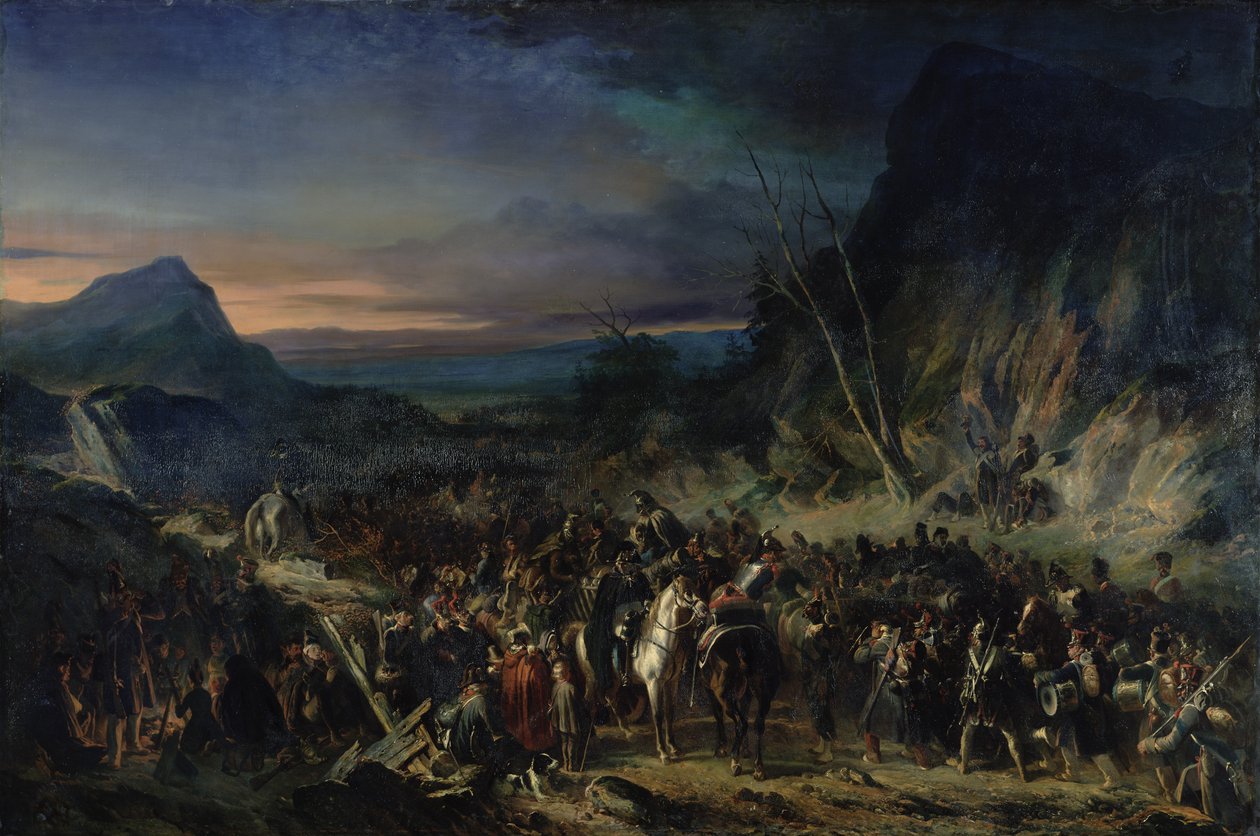 Die Schlucht, Feldzug von 1809, 1843 von Nicolas Toussaint Charlet