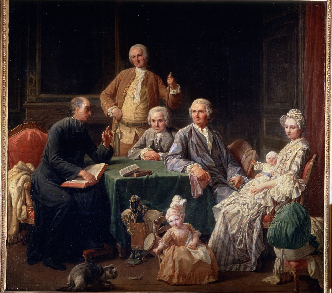Porträt der Familie Leroy von Nicolas Bernard Lepicie