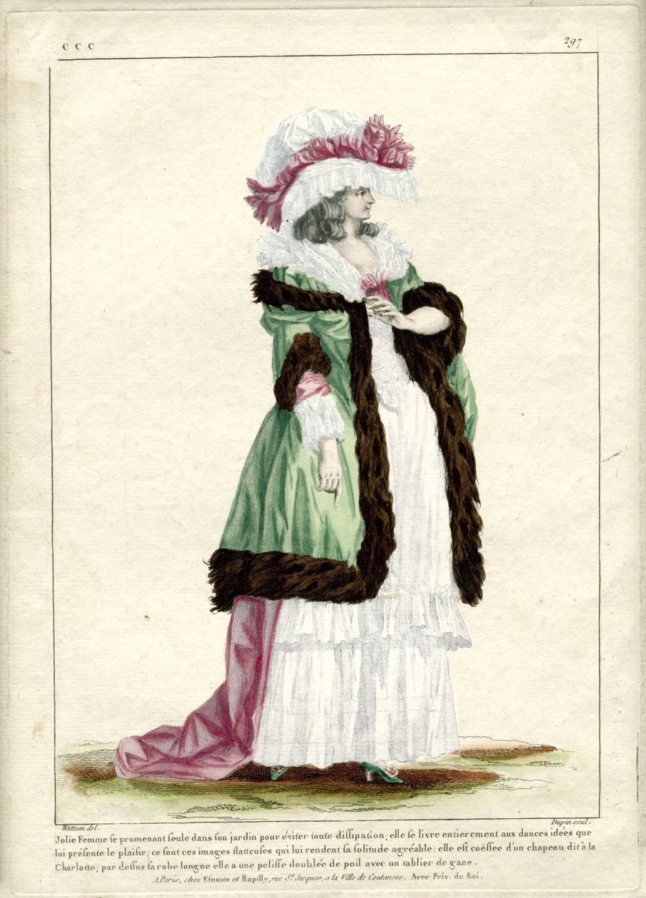 Galerie der Mode und französischen Kostüme, 1785 von Nicolas Dupin