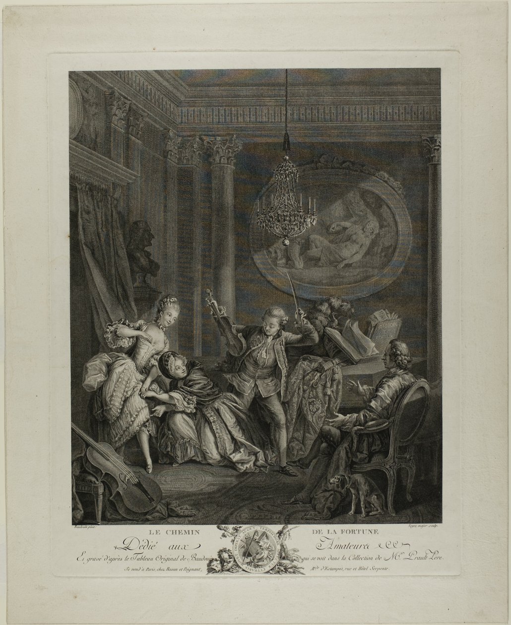 Der Weg zum Glück von Nicolas Joseph Voyez