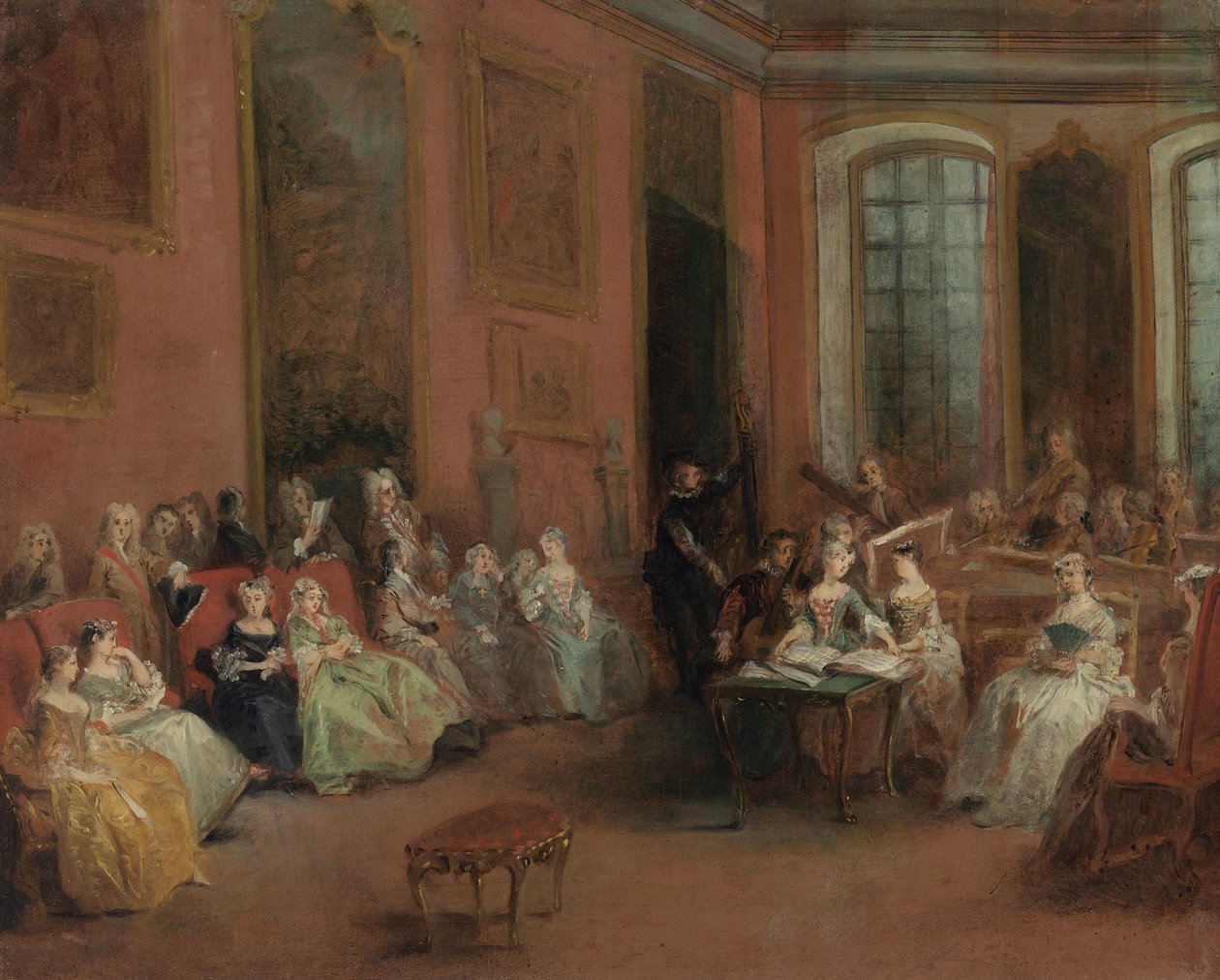 Konzert im Salon von Nicolas Lancret