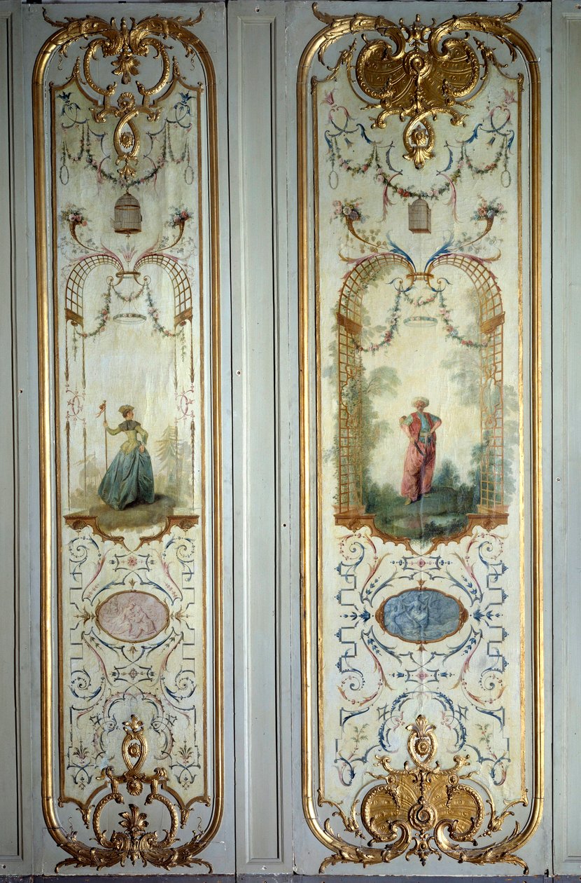 Bemalte Tafel des Hôtel de Peyrenc von Nicolas Lancret