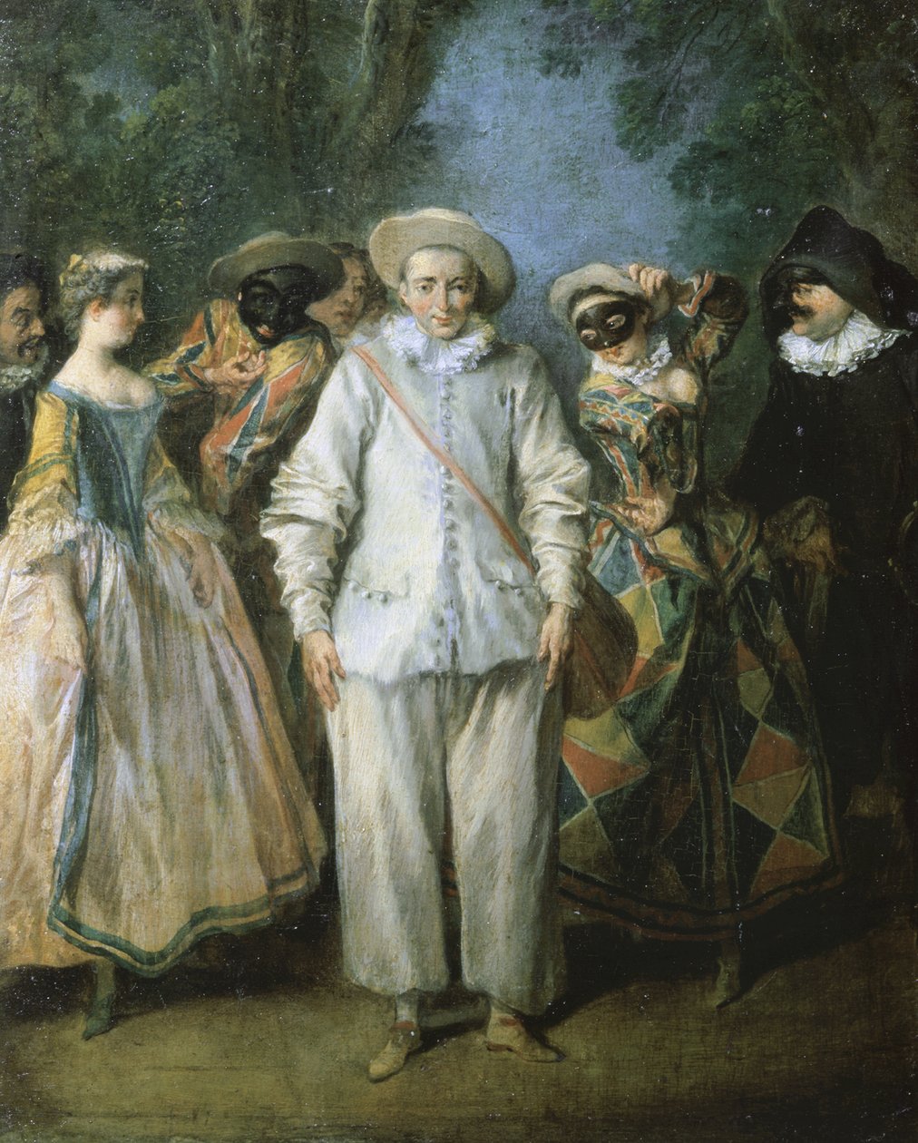 Die Schauspieler der italienischen Komödie, oder Das italienische Theater von Nicolas Lancret