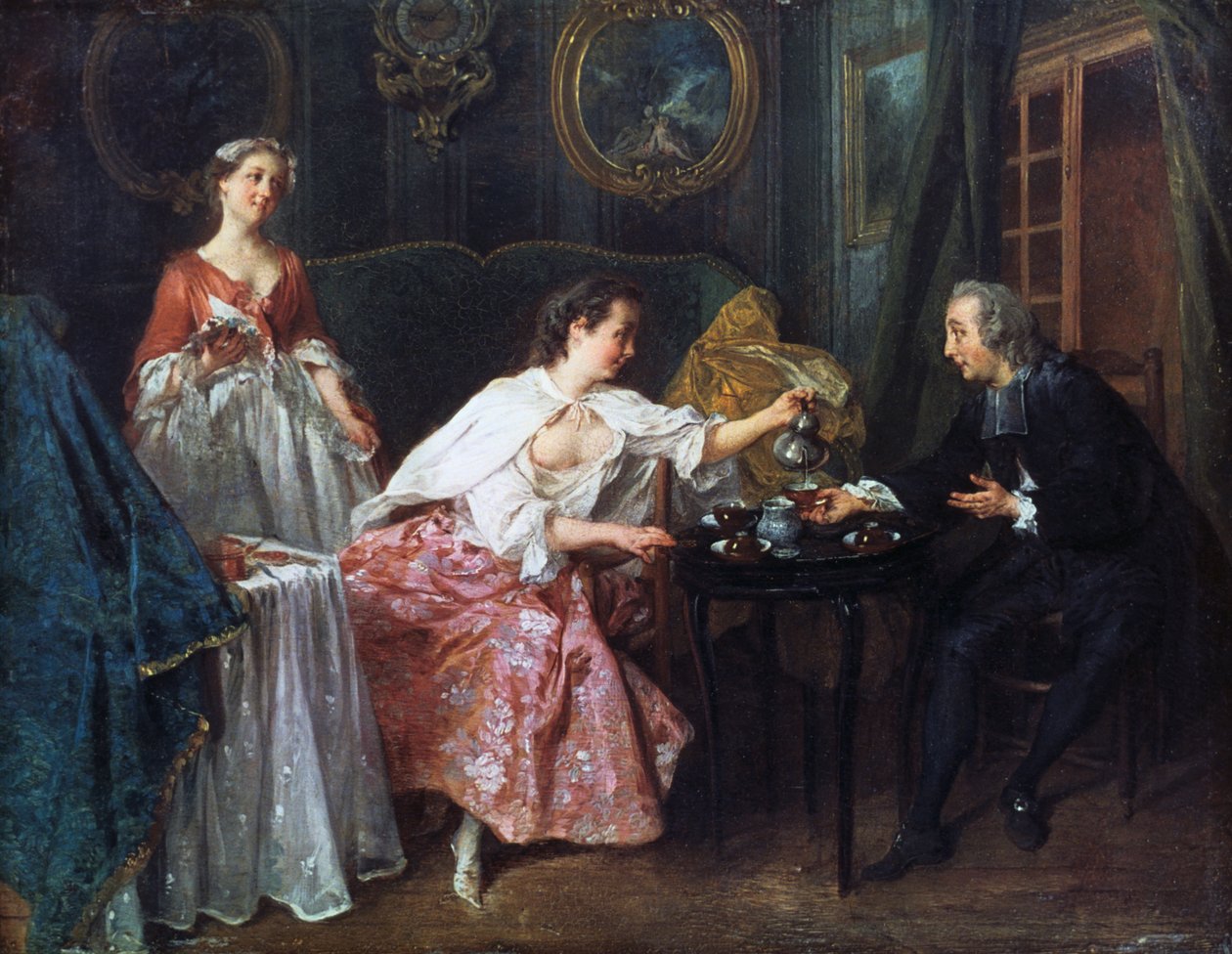Die vier Tageszeiten: Morgen, 1739 von Nicolas Lancret