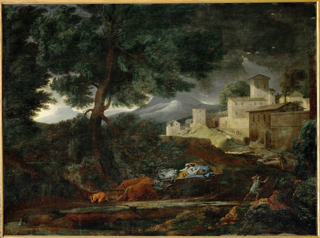 Das Gewitter von Nicolas Poussin